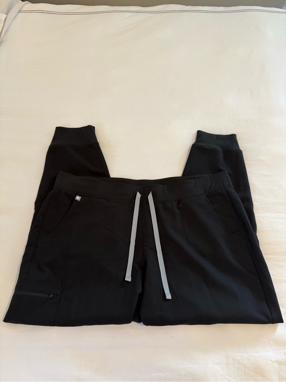 Figs Zamora Black Joggers- XXL